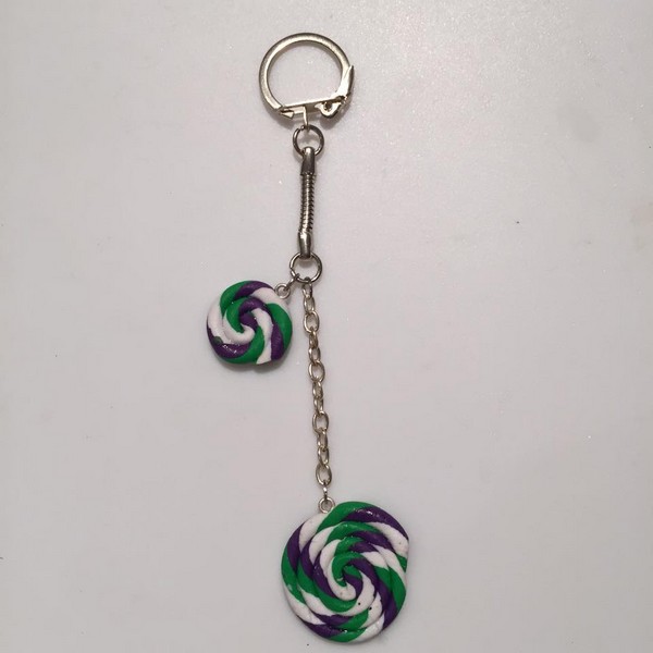 Porte clés spirale