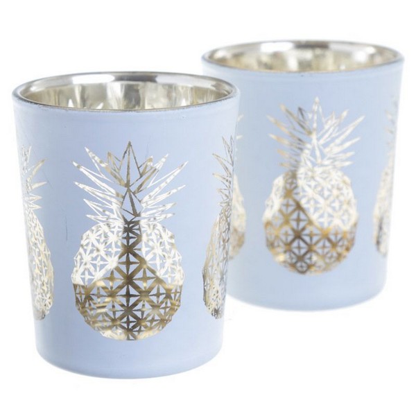 Lot 2 photophores ananas