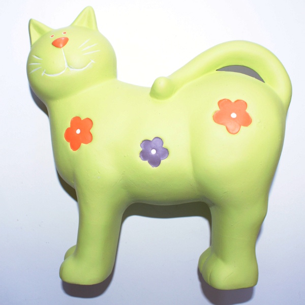 Chat fleuri
